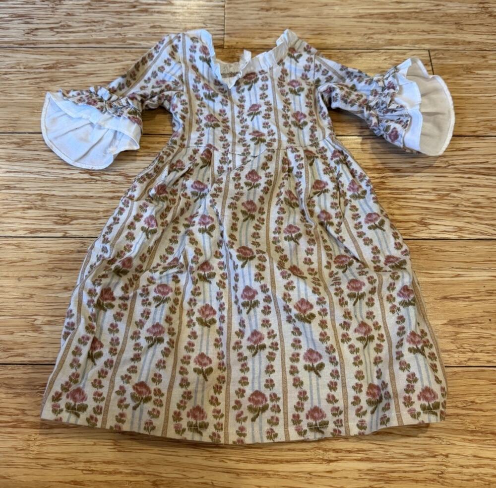 American Girl Pleasant Co Felicity Rose Garden meet dress doll clothes 1980s